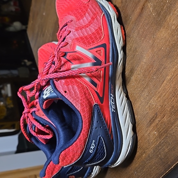 New Balance 670 V5 Tech Ride Running Shoes Womens Size 8 Pink Blue Athletic - Picture 5 of 9